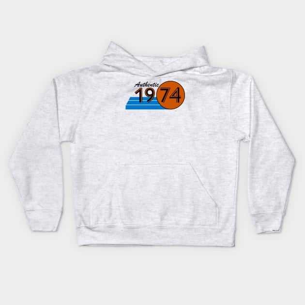 Authentic 1974 Kids Hoodie by Cosmic-Fandom